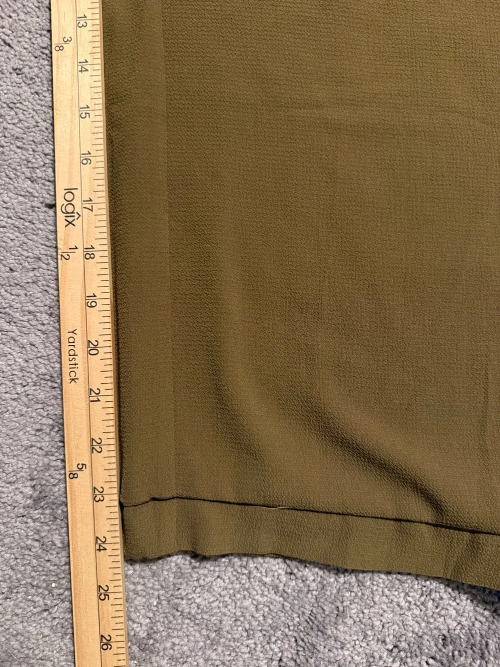 Michael Kors Olive Green Wide-Leg Drawstring Pants